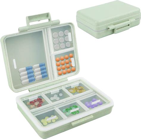 Tablettenbox Tragbare Pillendose F Cher Medikamentenbox Klein F R