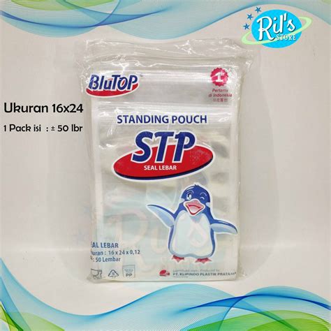 Jual X Plastik Standing Pouch Stp Double Press X Cm