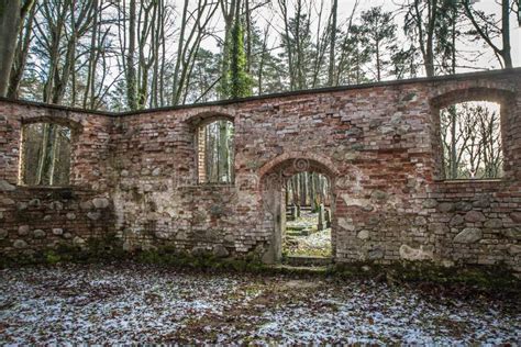 The Inside of an Old Abandoned Church Stock Image - Image of halloween ...