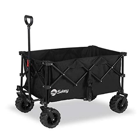 Sekey Collapsible Folding Wagon Cart Large Capacity Utility Beach