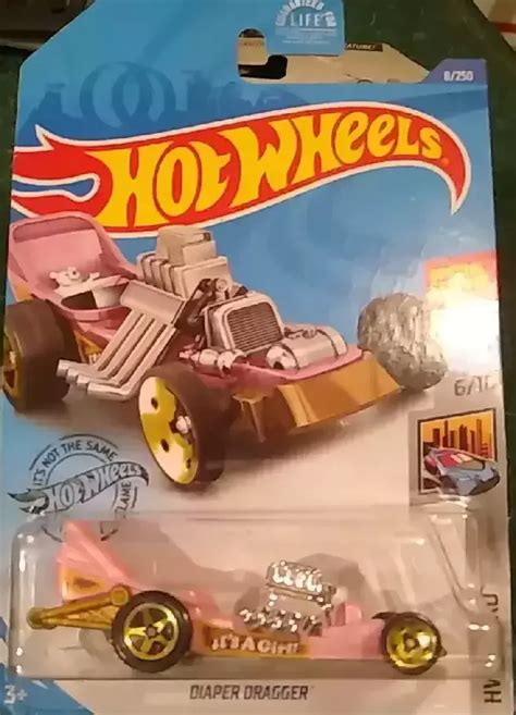 Diaper Drager Pink Hw Metro Mainline Hot Wheels