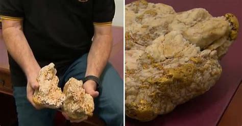 Aussie Man Finds Gold Nugget Worth 240K Using Simple Metal Detector 9GAG