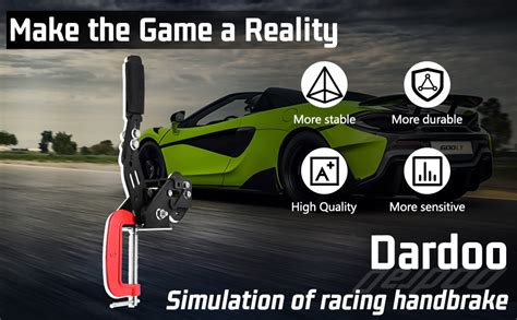 Dardoo Pc Handbrake With Bit Usb Hall Sensor Fit For Racing Games G