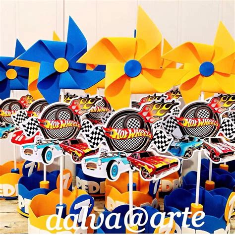 Centro De Mesa Hot Wheels Elo7 Produtos Especiais