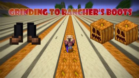 Grinding To Ranchers Boots Hypixel Skyblock Ironman Youtube