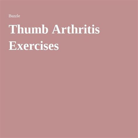 17 Best images about Thumb Arthritis (CMC Joint) on Pinterest ...