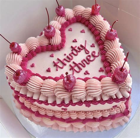 15 Pink Heart Cake Designs You Will Love In 2024 Vintage Birthday