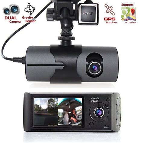 Hot!! 2.7" Dual lens DVR Full HD 1080P GPS Dual Len Car DVR Vehicle ...