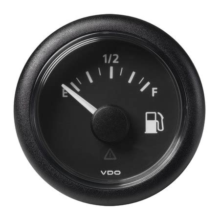 Vdo Marine 2 1 16 Fuel Level Gauge Empty Full 8 32V 240 33 5 OHM Black