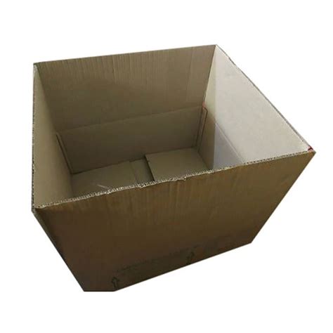 Cardboard Square Plain Corrugated Carton Box Weight Holding Capacity