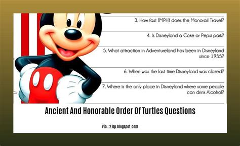 Unveiling The Secrets Ancient And Honorable Order Of Turtles Questions