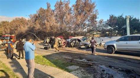 Cami N Pierde Los Frenos Y Arrolla A Una Docena De Autos En Pe Alol N