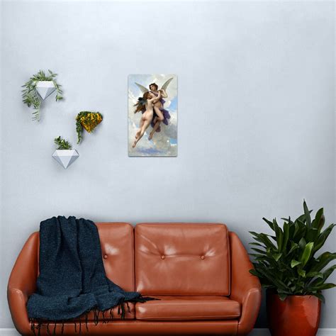 Cupid And Psyche William Adolphe Bouguereau Metal Print For Sale By Forgottenbeauty Redbubble