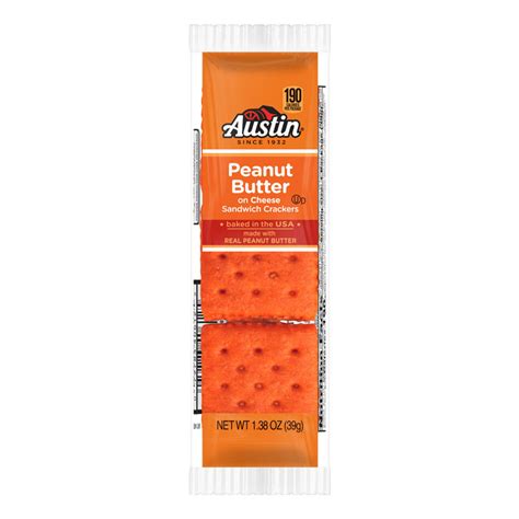 Austin Peanut Butter Sandwich Crackers 8 Ct 12220