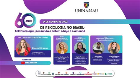 Anos De Psicologia No Brasil Uninassau Youtube