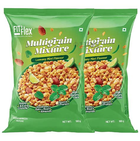 Fit Flex Multigrain Mixture 180gm Each Lemony Mint Buy Combo Pack