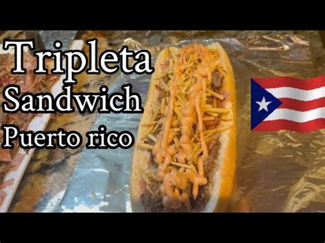 How To Prepare Puerto Rican Tripleta Sandwich Youtube