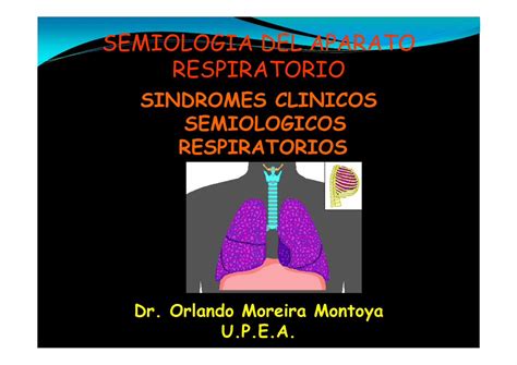 PDF Dr Moreira Semiologia Respiratoria Sindromes Modo De