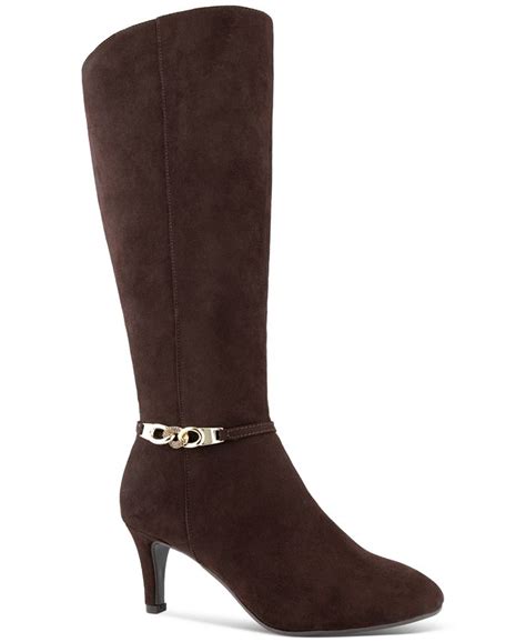 Karen Scott Hanna Wide Calf Dress Boots Created For Macys And Reviews