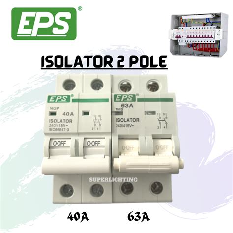 Eps Pole A A Pole A A Isolator Main Switch Circuit Breaker