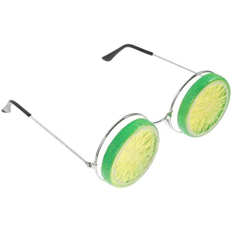 Funny Dance Party Makeup Glasses Lemon Eyeglasses For Masquerade Party Green