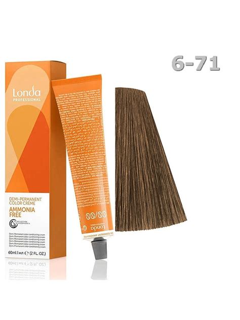 Крем-краска Londa Demi-Permanent Color Ammonia-free 6/71 - купить с ...
