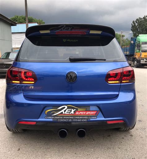 Golf Mk6 R Bumper Rear Complete Rexsupersport Specializes In