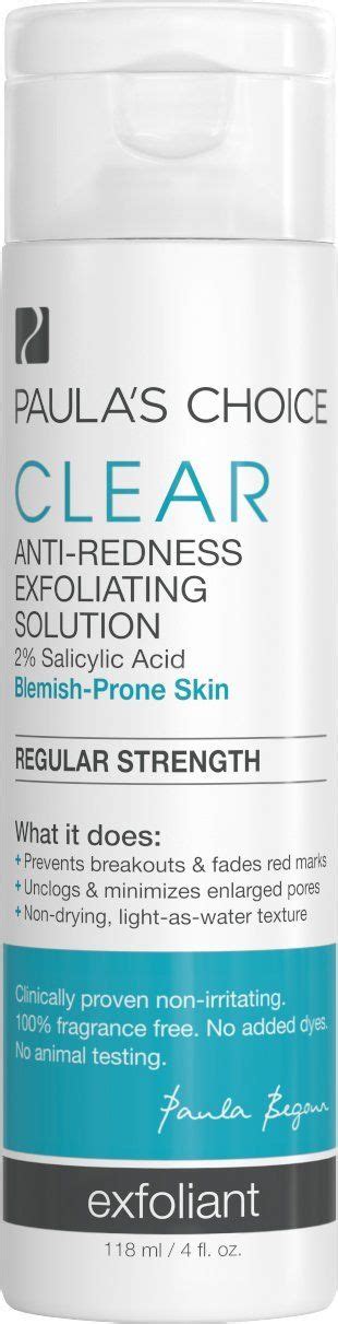 Paulas Choice Clear Regular Strength Anti Redness Exfoliating Solution