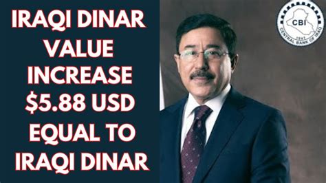 Iraqi Dinar Massive Increase Value One Iraqi Dinar More Than 425usd