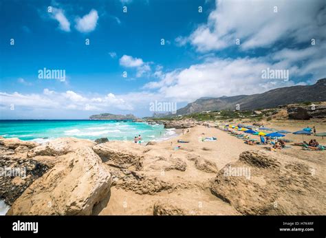 La Playa De Falasarna Isla De Creta Grecia Falassarna Es Una De Las