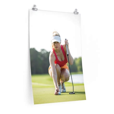 Paige Spiranac Golf Poster