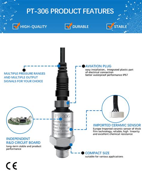 Ould Pt 306 4 20ma Pressure Sensors Transmitter Pressure Measuring