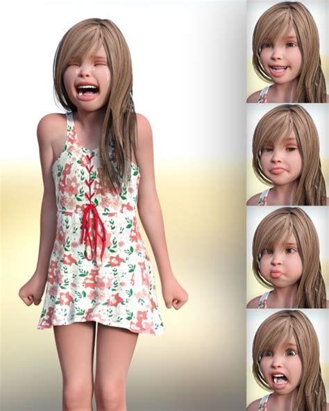 Elastiface Expressions For Skyler Genesis D Models For Daz Studio