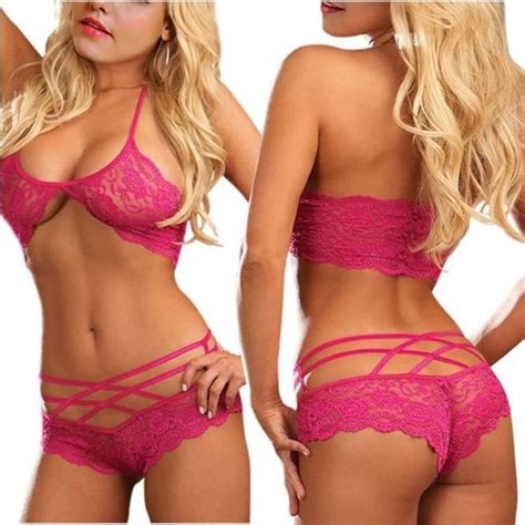 ExyFunShop Intimates Sleepwear Womentwo Piece Sexy Lingerie Bra