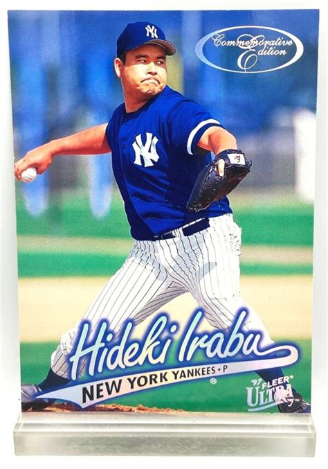 Vintage 1997 Fleer Ultra Commemorative Edition Hideki Irabu 5 X7