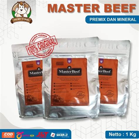 Jual Premix Master Beef Kg Premix Untuk Penggemukan Sapi Kambing