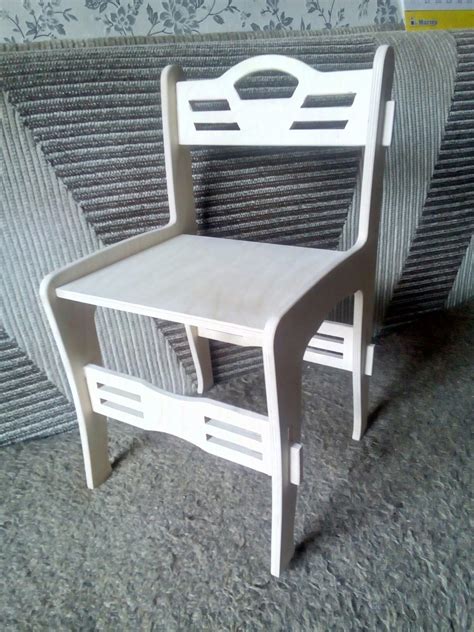 Laser Cut Chair CNC Template DXF File Free Download - 3axis.co