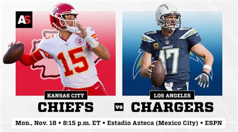 Monday Night Football Kansas City Chiefs Vs Los Angeles Chargers