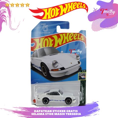 PUTIH Hot Wheels Porsche Carrera RS White Retroi Racers Shopee Malaysia