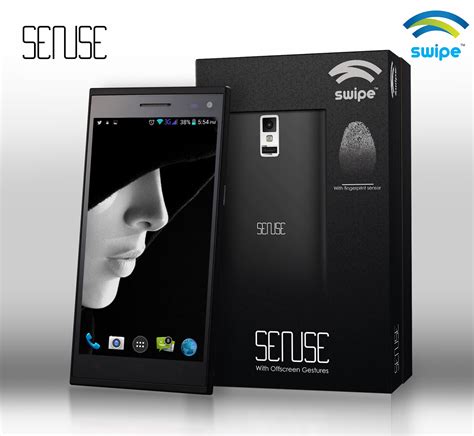 Swipe Sense Fablet With A Fingerprint Scanner 55 Inch Display For