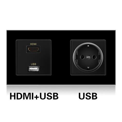 Розетка Eurocode тип 172 для панелей из закаленного стекла, 16A / 250V ...