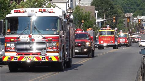 Citizens Fire Company Of Tamaqua 2022 Block Party Fire Trucks Lights