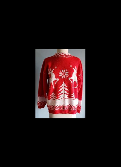 Vintage red holiday sweater - Gem