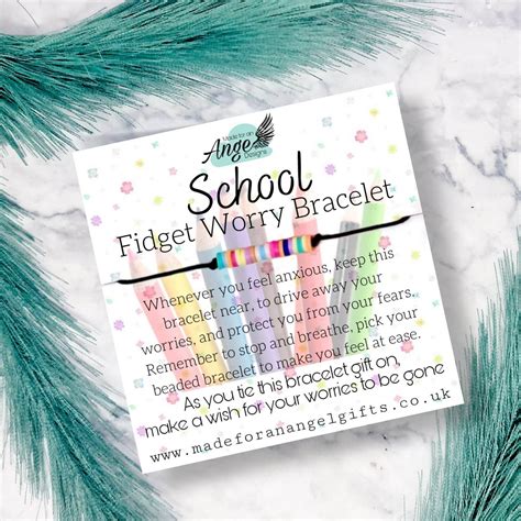 School Anxiety Worry Wish Bracelet – Made For An Angel