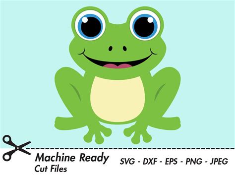 Cute Frog Svg Cut Files Png Frog Clipart Frogs Clip Art Happy Frog