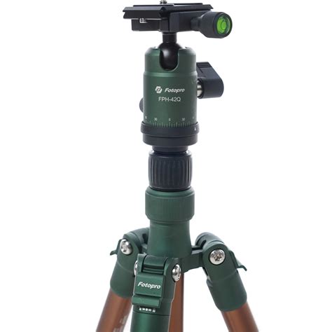 Fotopro X Go Gecko Tripod Kit With Fph Q Ball Head Green Tripod