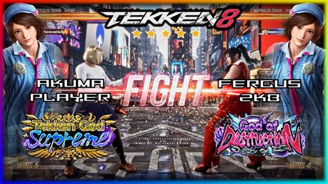 Tekken Replays Stars Asuka Tekken God Supreme Vs Asuka God Of