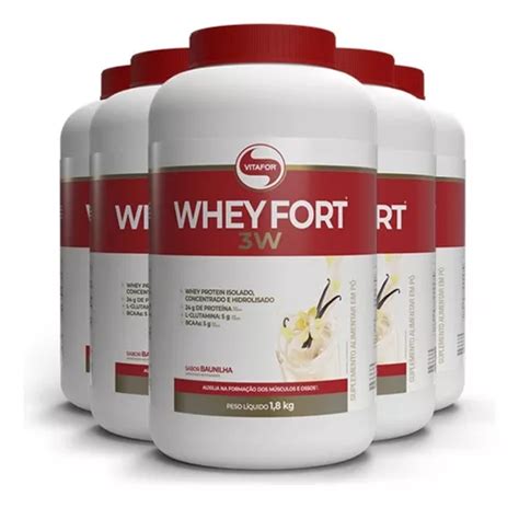 Kit Whey Fort W Vitafor Baunilha G Mercadolivre