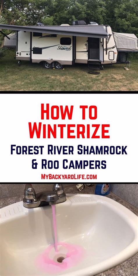 How To Winterize Forest River Shamrock And Roo Campers Video Forest