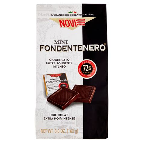 Novi Mini Fondentenero Cioccolato Extra Fondente Intenso G Carrefour